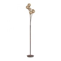 Stehlampe groß Metall Rostbraun Gold 181,2 cm G9...