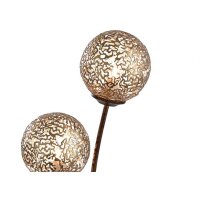 Stehlampe groß Metall Rostbraun Gold 181,2 cm G9...