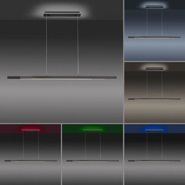 LED Hängelampe RGB Farbtemperaturwechsel 179 cm dimmbar