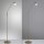 Flexible Stehleuchte in Altmessing Dimmer Glas 163 cm