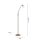 Flexible Stehleuchte in Altmessing Dimmer Glas 163 cm