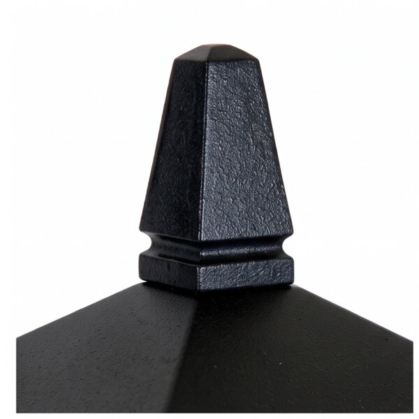 Gartenlaterne Schwarz Aluminium klein H:31,5cm