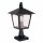 Gartenlaterne Schwarz Aluminium klein H:31,5cm