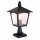 Gartenlaterne Schwarz Aluminium klein H:31,5cm