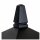 Gartenlaterne Schwarz Aluminium klein H:31,5cm