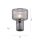 Dekorative Tischleuchte Rauchglas E27 35 cm Pilz Retro