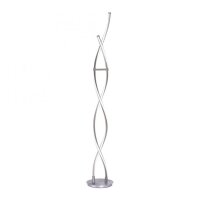 LED Stehleuchte Wellen in Stahl dimmbar 53 W 140 cm