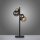 Tischlampe Rauchgrau Bernstein 48 cm G9 3000 K Glas