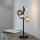 Tischlampe Rauchgrau Bernstein 48 cm G9 3000 K Glas