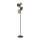 Stehlampe Rauchgrau Bernstein Glas 155 cm G9 2100 lm