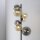 Stehlampe Rauchgrau Bernstein Glas 155 cm G9 2100 lm