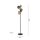 Stehlampe Rauchgrau Bernstein Glas 155 cm G9 2100 lm