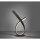 Stilvolle LED Tischlampe in Rostbraun 38,5 cm dimmbar