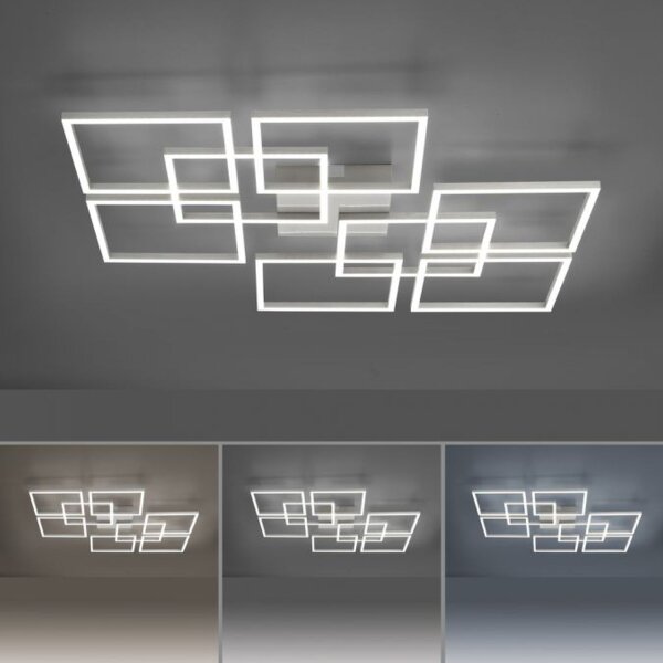 LED Deckenleuchte Farbtemperaturwechsel 58 W in Stahl