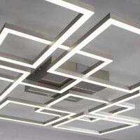 LED Deckenleuchte Farbtemperaturwechsel 58 W in Stahl