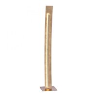 Elegante LED Stehlampe warmweiß 141 cm in Blattgold