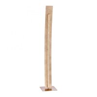 Elegante LED Stehlampe warmweiß 141 cm in Blattgold