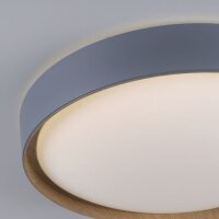 LED Deckenlampe Holz Metall Grau Ø51 cm 3720 lm...