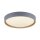 LED Deckenlampe Holz Metall Grau Ø51 cm 3720 lm dimmbar