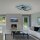 LED Deckenlampe Schwarz Metall 53,5 cm 5000 lm dimmbar