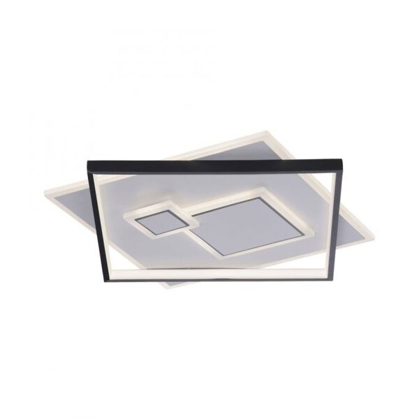 LED Deckenlampe Weiß Schwarz warmweiß 3000 K 4900 lm