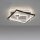 LED Deckenlampe Weiß Schwarz warmweiß 3000 K 4900 lm