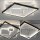 LED Deckenlampe Weiß Schwarz warmweiß 3000 K 4900 lm