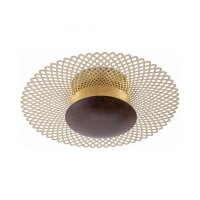 LED Deckenleuchte Metall Rost-Gold Ø45 cm 12 W...