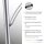 LED Stehlampe mit Lesearm in Stahl Glas 200 cm 5770 lm