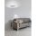 LED Stehlampe mit Lesearm in Stahl Glas 200 cm 5770 lm