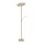 LED Stehlampe Leselicht in Messing Glas 200 cm dimmbar