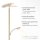 LED Stehlampe Leselicht in Messing Glas 200 cm dimmbar