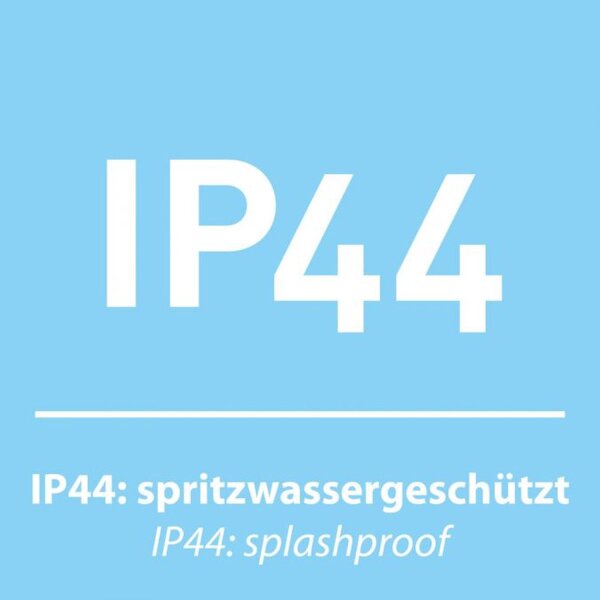 Flexibler LED Deckenspot Anthrazit IP44 50 cm blendarm