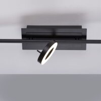 Flexibler LED Deckenspot Anthrazit IP44 67 cm blendarm