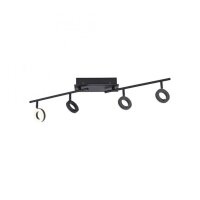 Flexibler LED Deckenstrahler Anthrazit IP44 94 cm 26 W