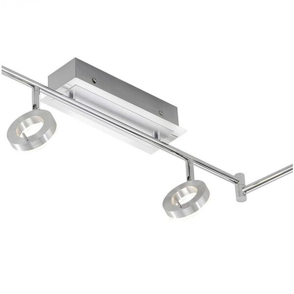 Beweglicher LED Deckenstrahler in Aluminium IP44 188 cm