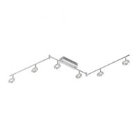 Beweglicher LED Deckenstrahler in Aluminium IP44 188 cm