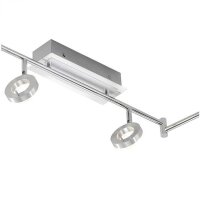 Beweglicher LED Deckenstrahler in Aluminium IP44 188 cm