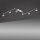 Beweglicher LED Deckenstrahler in Aluminium IP44 188 cm