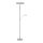 LED Stehlampe dimmbar Leselicht in Stahl Glas 199 cm