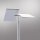 LED Stehlampe dimmbar Leselicht in Stahl Glas 199 cm