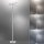 LED Stehlampe dimmbar Leselicht in Stahl Glas 199 cm