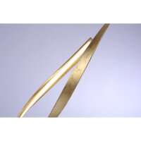 Dimmbare LED Stehlampe in Blattgold 140 cm 3000 K 26 W