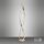 Dimmbare LED Stehlampe in Blattgold 140 cm 3000 K 26 W
