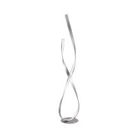 Dimmbare LED Stehlampe in Silber 140 cm 3215 lm 26 W