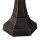 Elegante Sockelleuchte außen Schwarz H:50cm Garten