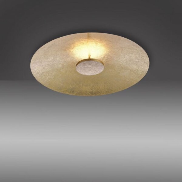 LED Deckenleuchte Metall dimmbar in Blattgold 3000 K