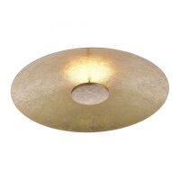 LED Deckenleuchte Metall dimmbar in Blattgold 3000 K
