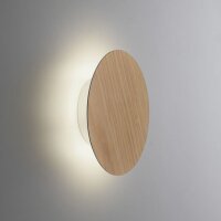 LED Akku Wandlampe Holz dimmbar Fernbedienung Timer 1 W
