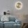Dimmbare LED Akku Wandlampe Fernbedienung in Messing